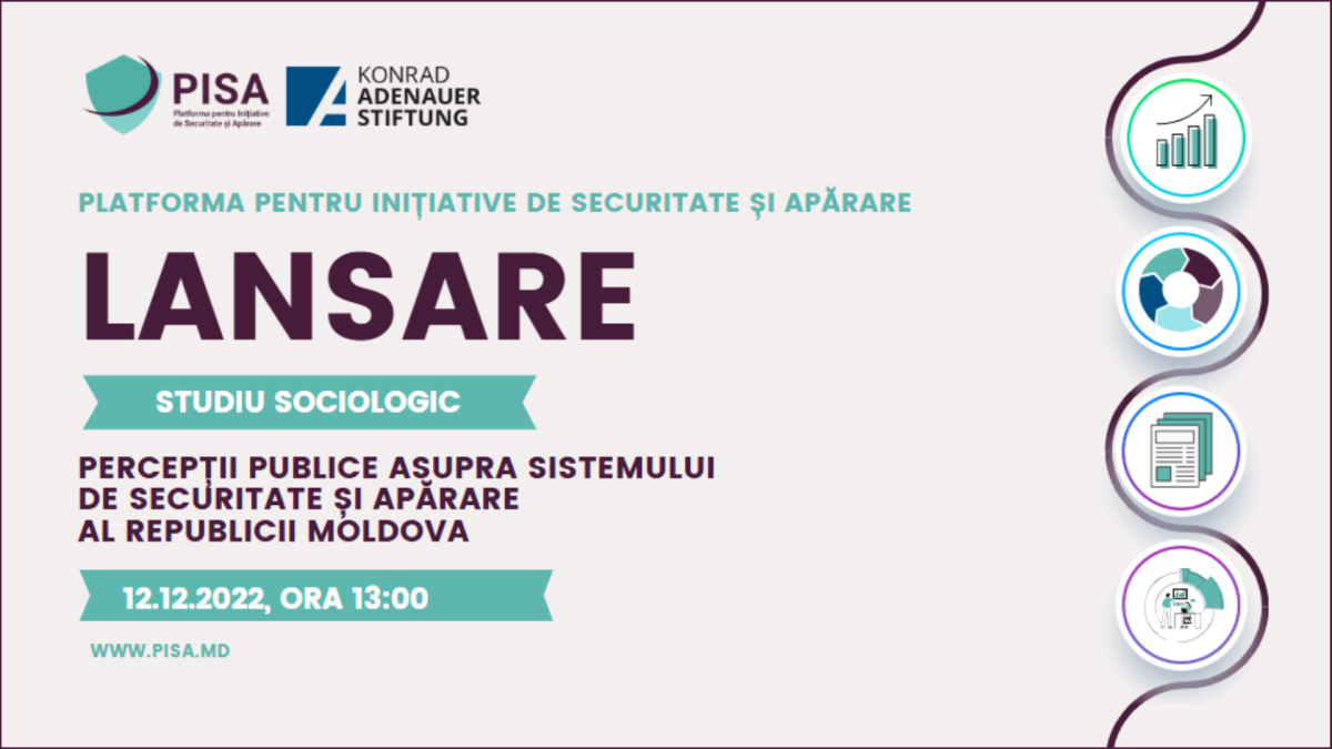 Presentation of the sociological study “Public Perceptions of the Security and Defense System of the Republic of Moldova”
