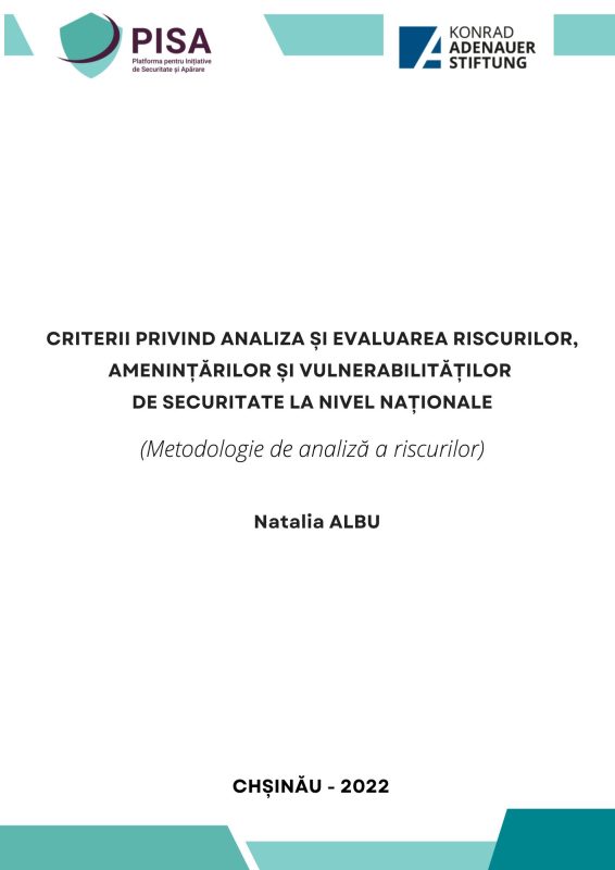 Criterii privind analiza și evaluarea riscurilor, amenințărilor și vulnerabilităților de securitate la nivel național