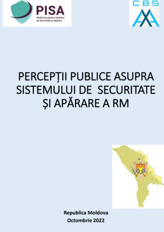 Sondaj: Percepții publice asupra sistemului de securitate și apărare a RM