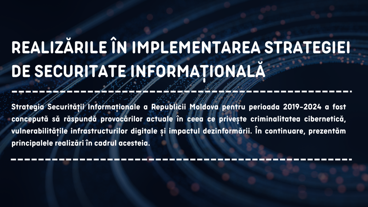 INFOGRAPHIC: ACHIEVEMENTS IN IMPLEMENTING THE INFORMATION SECURITY STRATEGY
