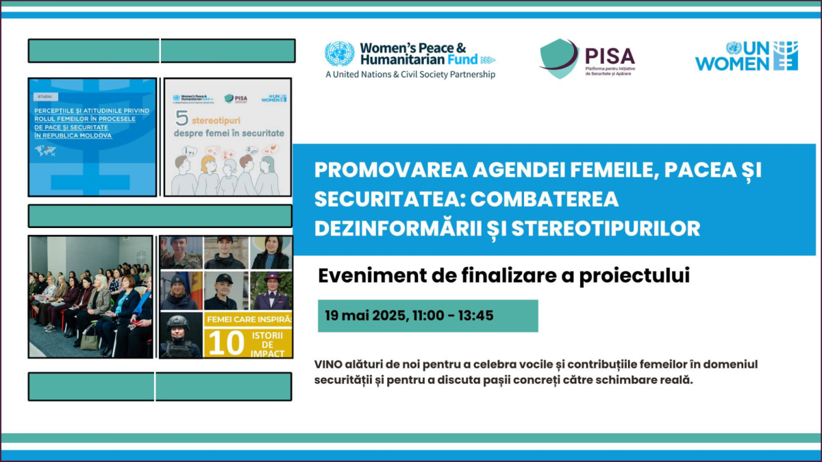 Closing event of the project “Promoting the Women’s Agenda for Peace and Security: combating misinformation and stereotypes”