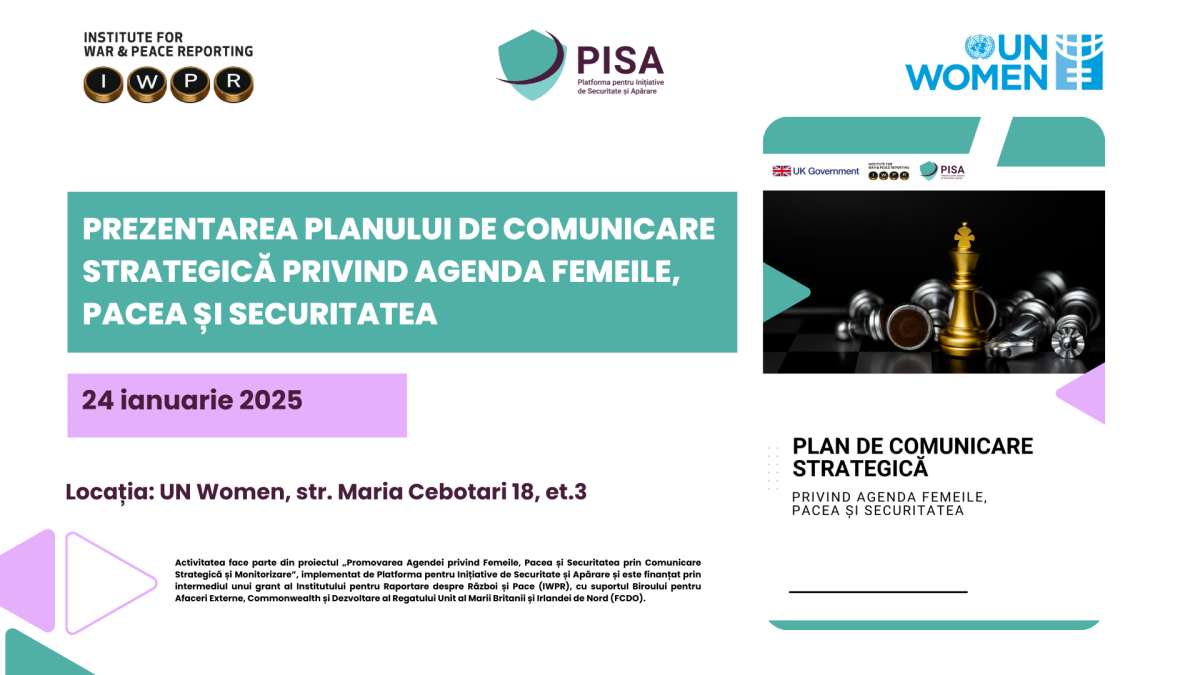 Presentation of the Strategic Communication Plan on the Women, Peace and Security Agenda