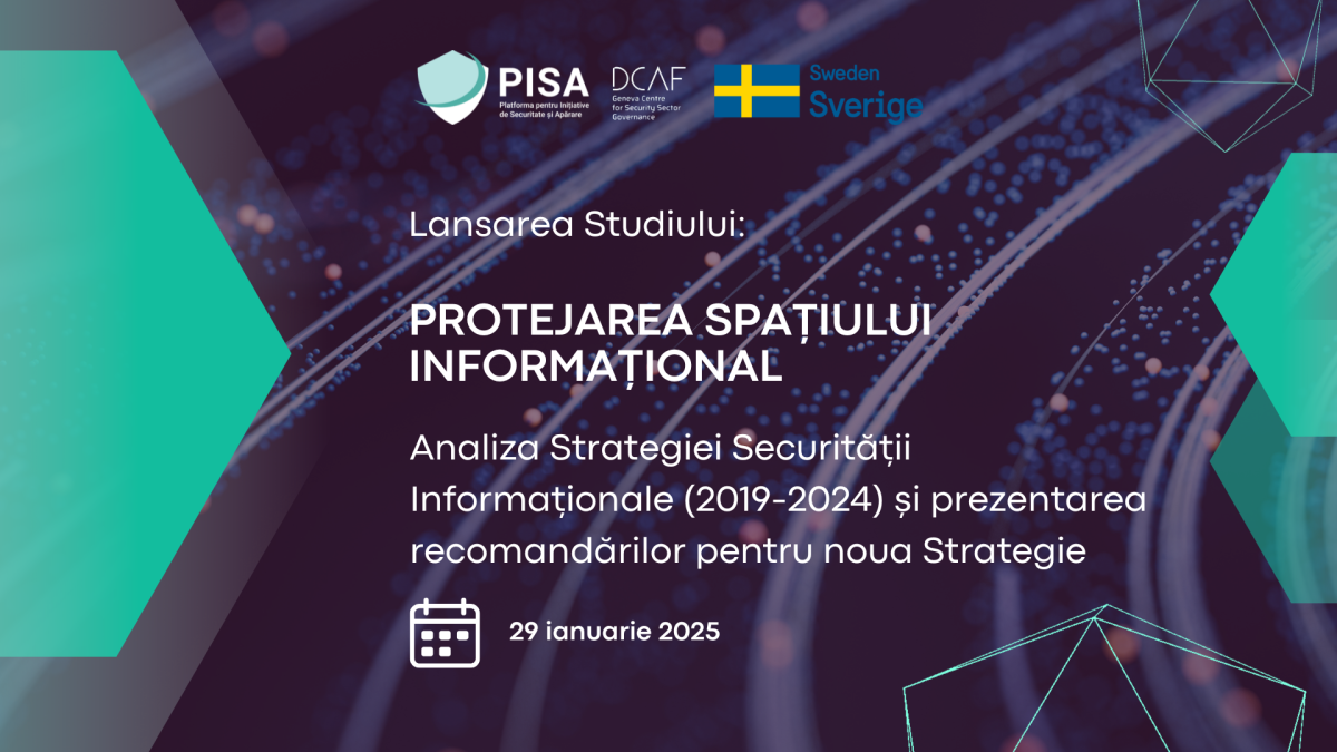 Presentation of the Study: Protecting the Information Space. Analysis of the Information Security Strategy (2019-2024) and presentation of recommendations for the new Strategy