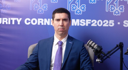 Mihai Popșoi, Minister of Foreign Affairs of the Republic of Moldova, guest speaker at Security Corner, part of the Moldova Security Forum 2025