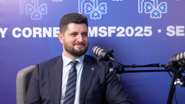 Dorin Junghietu, Minister of Energy of the Republic of Moldova, guest speaker at Security Corner, part of the Moldova Security Forum 2025
